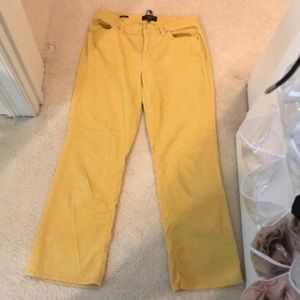 Yellow pants. Talbots brand. Only worn once!